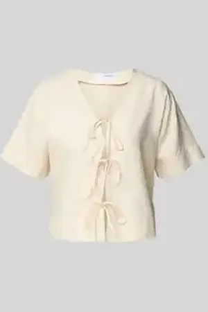 SELECTED Blouseshirt met vetersluiting, model 