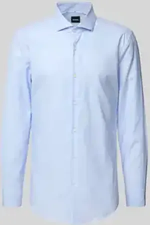 HUGO BOSS Slim fit zakelijk overhemd met kentkraag, model 