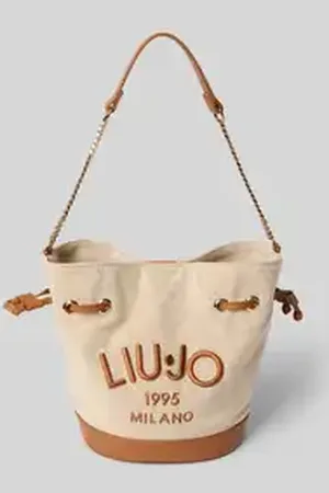 Liu Jo Bucket bag met labelstitching, model 