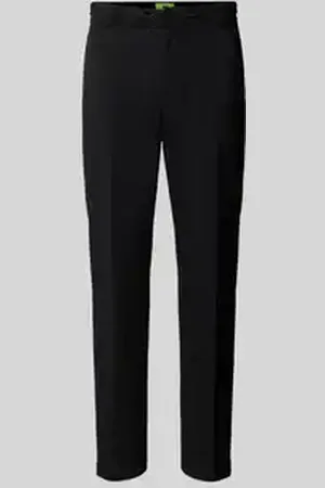 Cinque Tapered fit stoffen broek met persplooien, model 