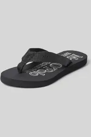 Marc O’ Polo Teenslippers met label in reliëf