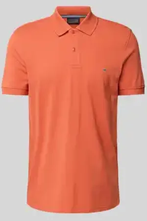 Christian Berg Poloshirt met labelstitching
