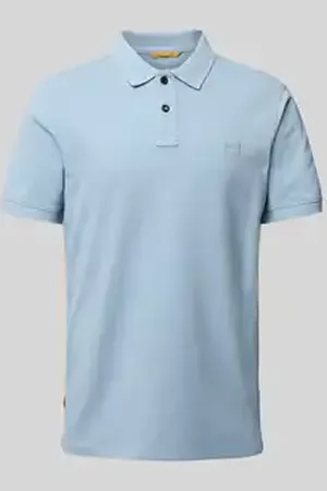 Camel Active Regular fit poloshirt met labelstitching