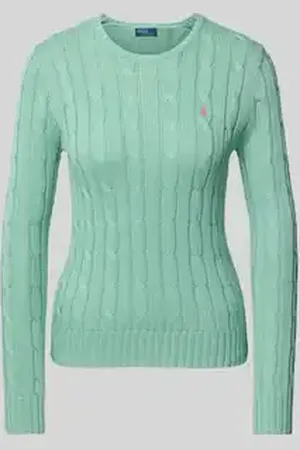 Ralph Lauren Gebreide pullover met kabelpatroon, model 
