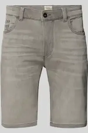 Camel Active Korte regular fit jeans in 5-pocketmodel