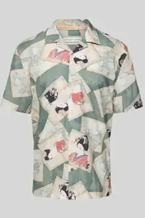 Colours & Sons Regular fit vrijetijdsoverhemd met halflange mouwen