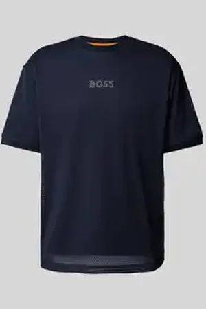 HUGO BOSS T-shirt met broderie anglaise
