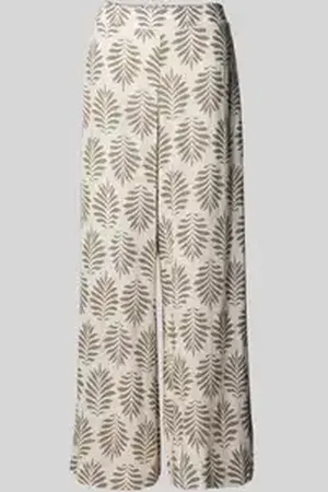 Apricot Wide leg stoffen broek met geweven motief