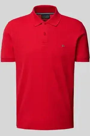 Christian Berg Poloshirt met labelstitching