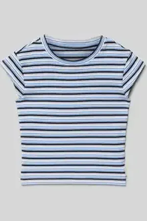 TOM TAILOR Slim fit T-shirt van katoenmix