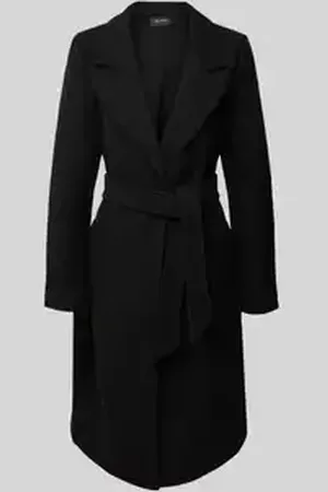 VERO MODA Regular fit lange jas met strikceintuur, model 