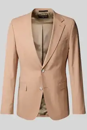 Strellson Slim fit colbert met paspelzak op de borst, model 