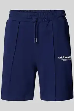 JACK & JONES Sweatshorts met labeldetail, model 