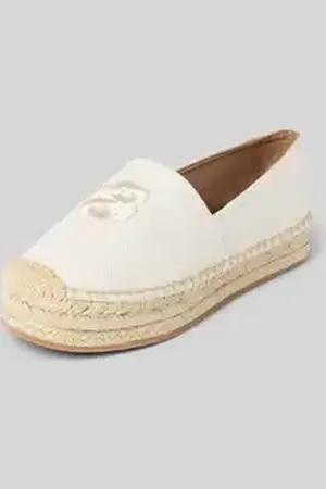HUGO BOSS Espadrilles met labelstitching, model 