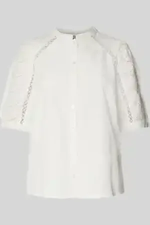 B YOUNG Regular fit blouse met broderie anglaise, model 