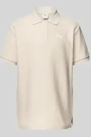 PUMA Relaxed fit poloshirt met labelstitching