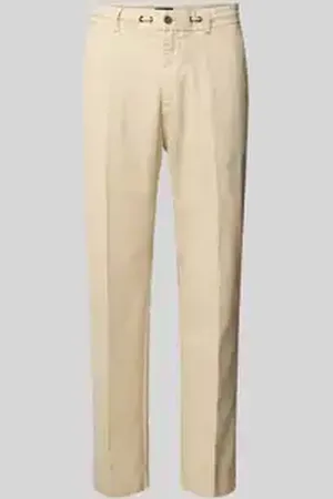 Cinque Tapered fit linnen chino met persplooien, model 