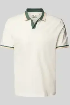 Blend Regular fit poloshirt met V-hals, model 