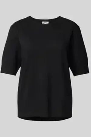 QS by s.Oliver Slim fit gebreide trui van viscosemix