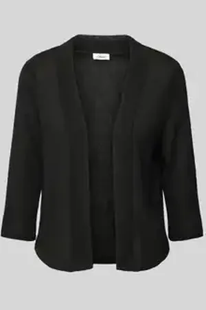 QS by s.Oliver Relaxed fit cardigan van bouclé