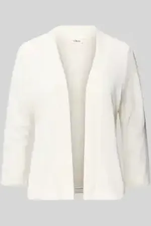 QS by s.Oliver Relaxed fit cardigan van bouclé