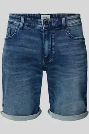 Camel Active Korte regular fit jeans in 5-pocketmodel