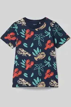NAME IT T-shirt met ronde hals, model 
