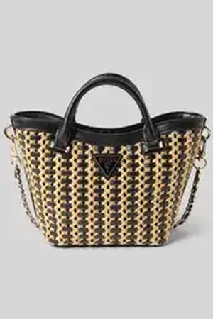 Guess Handtas met labelapplicatie, model 