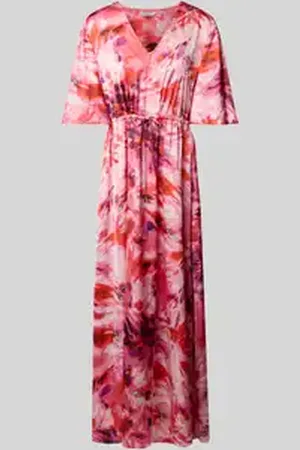 B YOUNG Maxi-jurk met strikceintuur, model 