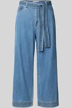 VERO MODA Wide fit jeans culotte van puur katoen, model 