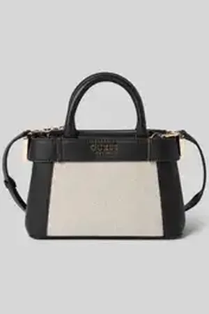 Guess Tote bag met labelapplicatie, model 