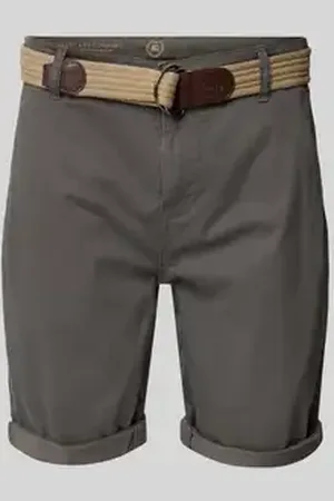 Lerros Bermuda met riem en achterzakken