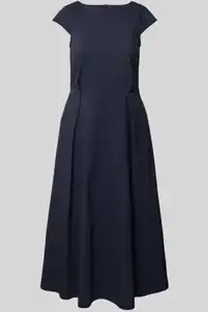 More & More Midi-jurk met kapmouwen en ronde hals