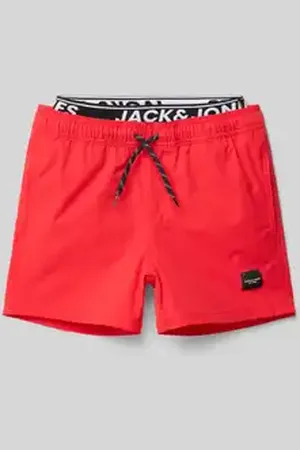 JACK & JONES Zwembroek met elastische band met logo, model 