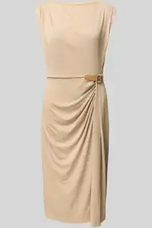 Ralph Lauren Knielange jurk met plooien, model 
