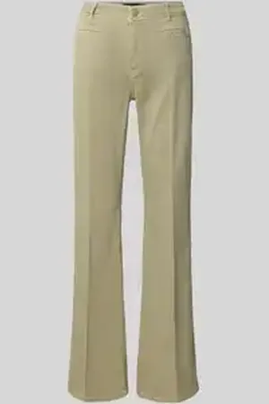 raffaello rossi Flared jeans met persplooien, model 
