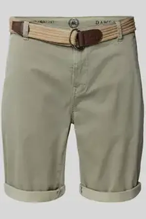 Lerros Bermuda met riem en achterzakken