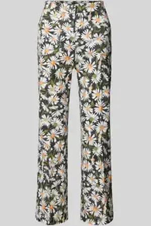 Max Mara Slim fit broek met opgestikte steekzakken, model 
