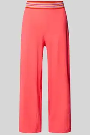 raffaello rossi Regular fit culotte met vaste persplooien, model 