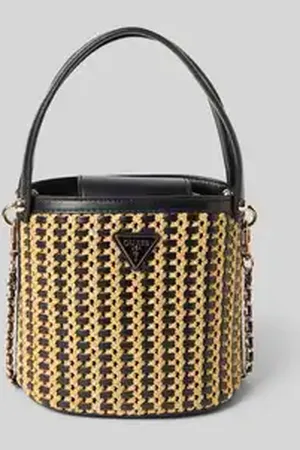 Guess Handtas met labelapplicatie, model 
