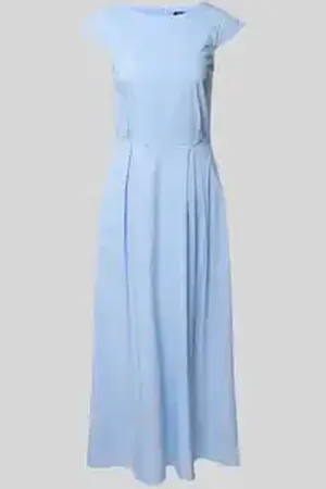More & More Midi-jurk met kapmouwen en ronde hals
