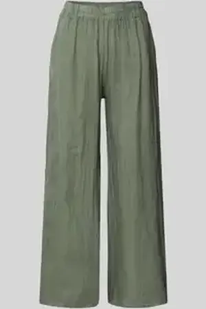 Zabaione Linnen broek met elastische band