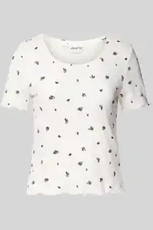 Jake*s Pyjamabovendeel met ronde hals en golvende zoom
