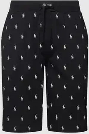 Ralph Lauren Slim fit sweatshorts met labelprint, model 