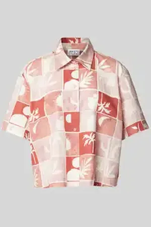 Jake*s Relaxed fit blouse met structuurmotief