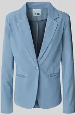 Ichi Blazer met reverskraag en paspelzakken, model 
