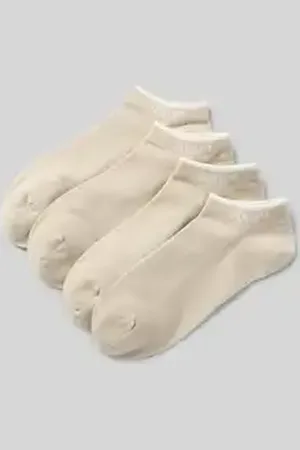 JOOP! Sneakersokken met labeldetail in een set van 4 paar