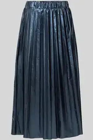 Smith and Soul Midirok in metallic look met plissévouwen