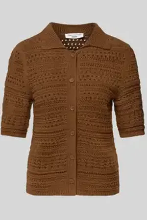 Marc O’ Polo Gebreide pullover met ajourpatroon