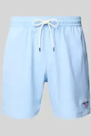Ralph Lauren Relaxed fit zwembroek met steekzakken, model 